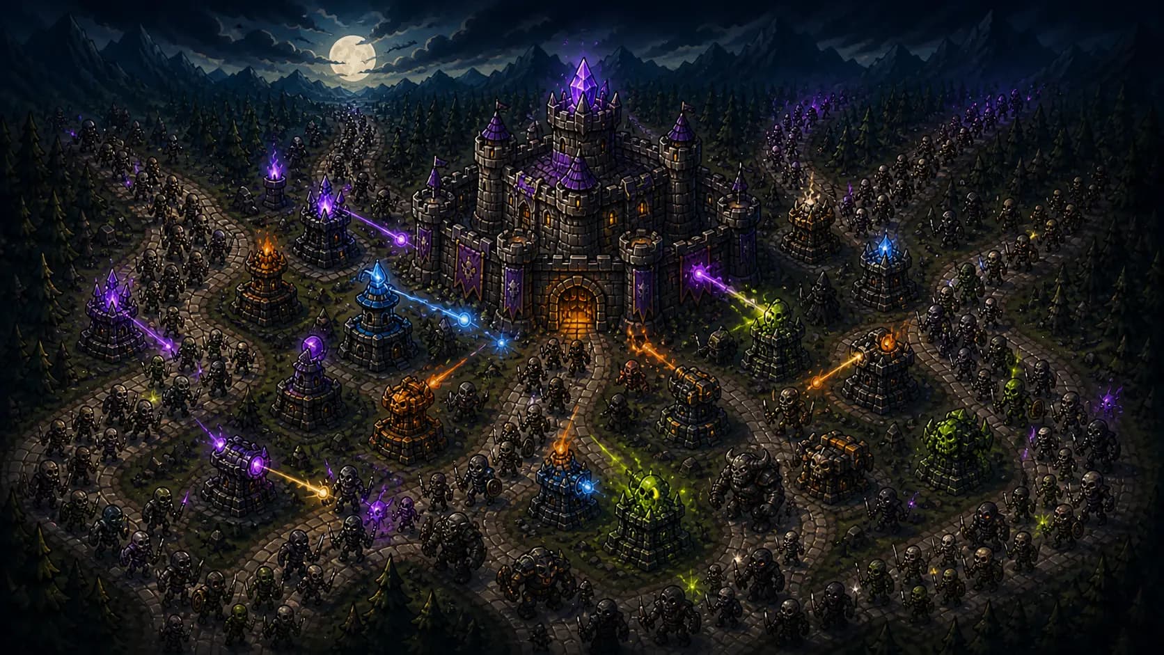GrimWallTD – Dark Fantasy Tower Defense